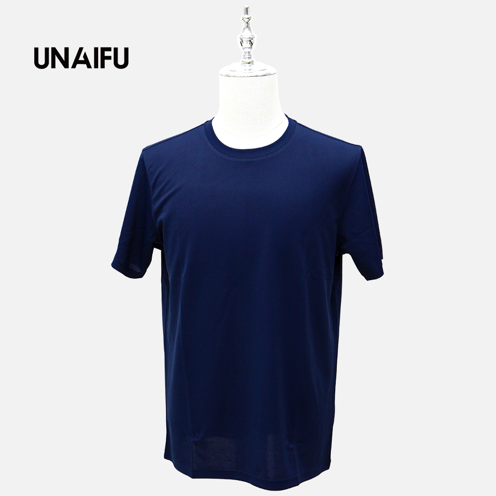 男式藏蓝色T恤衫